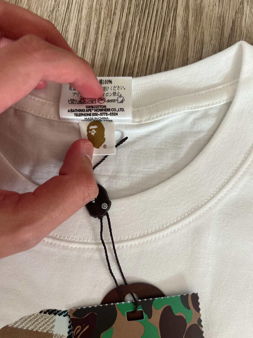 Burbery X bape T-shirt - photo 4