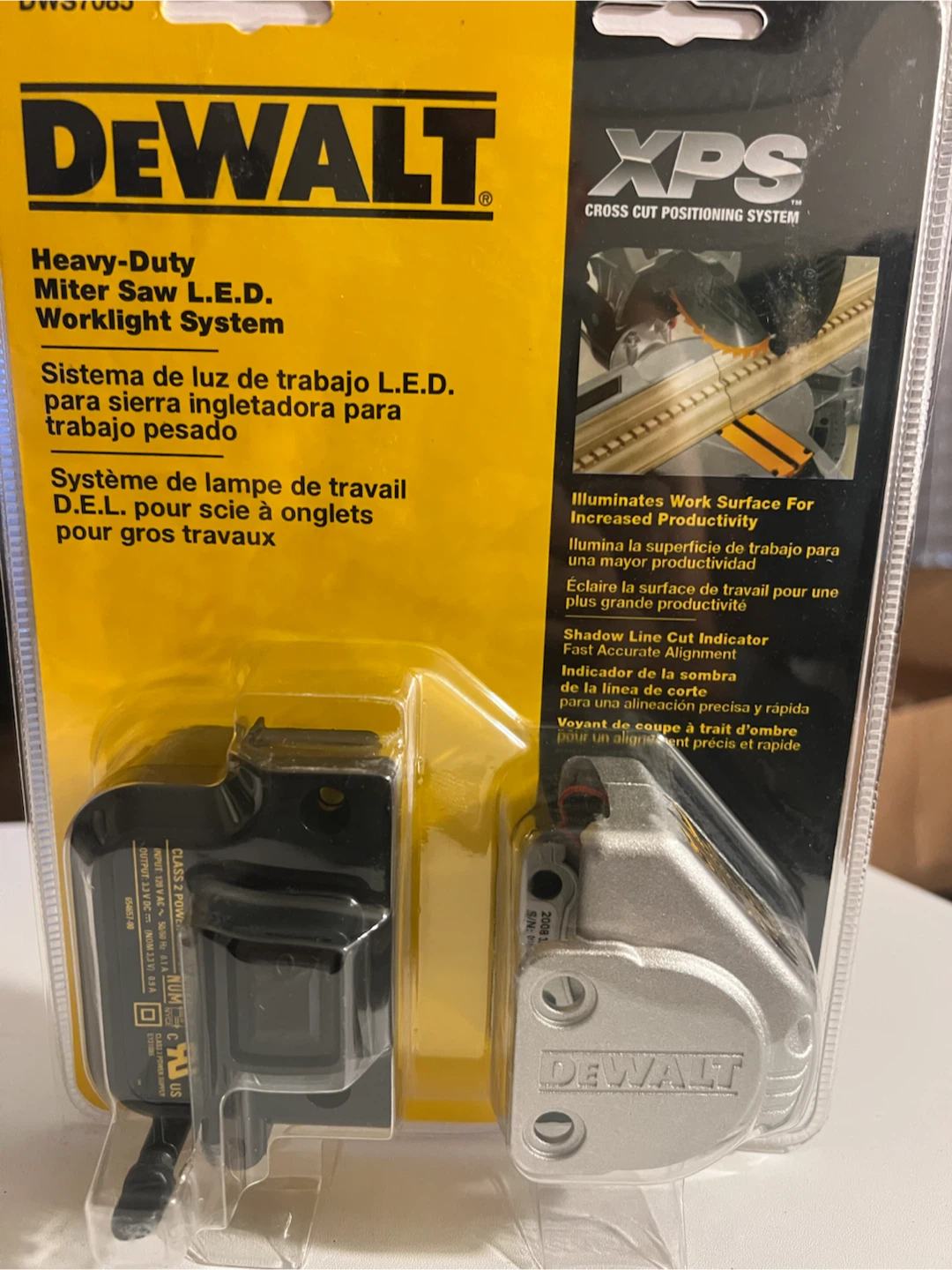 DeWalt Heavy-Duty Miter Saw LED Worklight System DWS7085