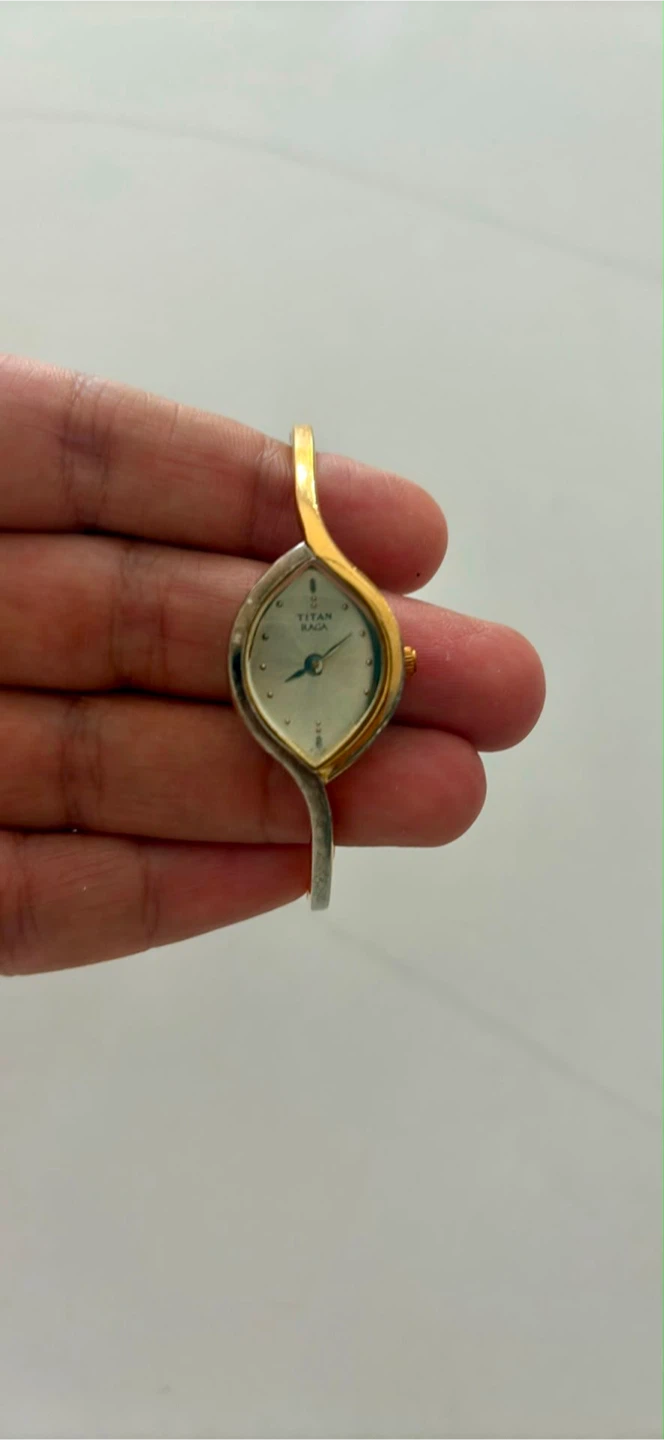 Titan Raga Women's Watch - Gold and Silver Tone