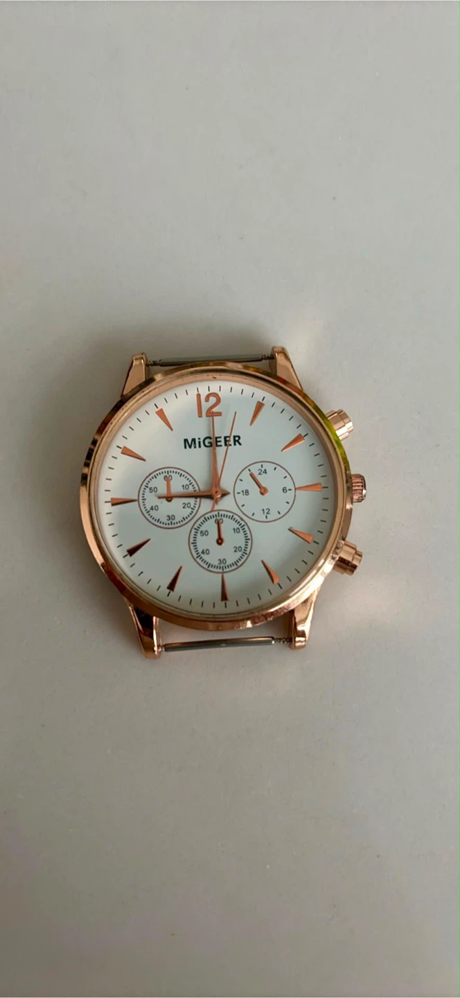 Migeer Rose Gold Chronograph Watch