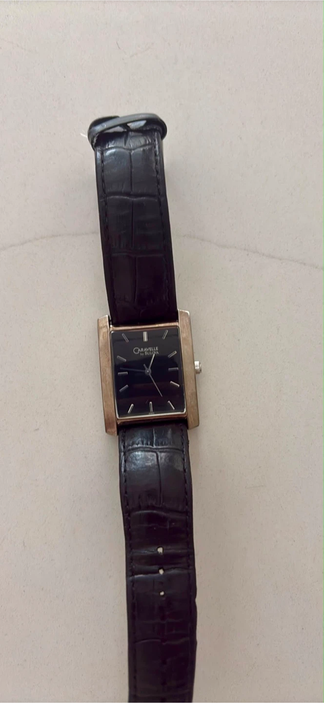 Caravelle by Bulova Black Dial Watch