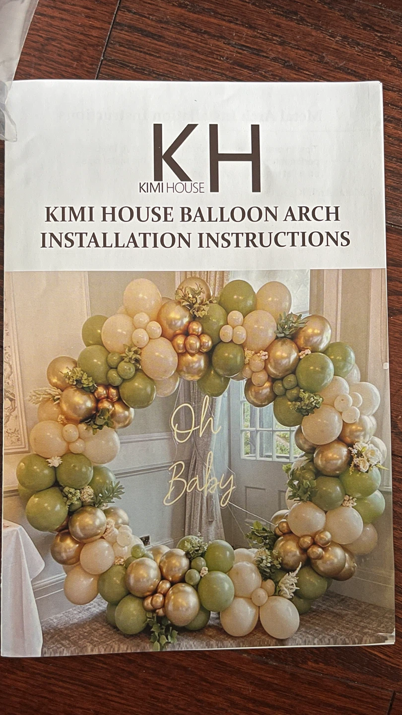 Kimi House White Balloon Arch