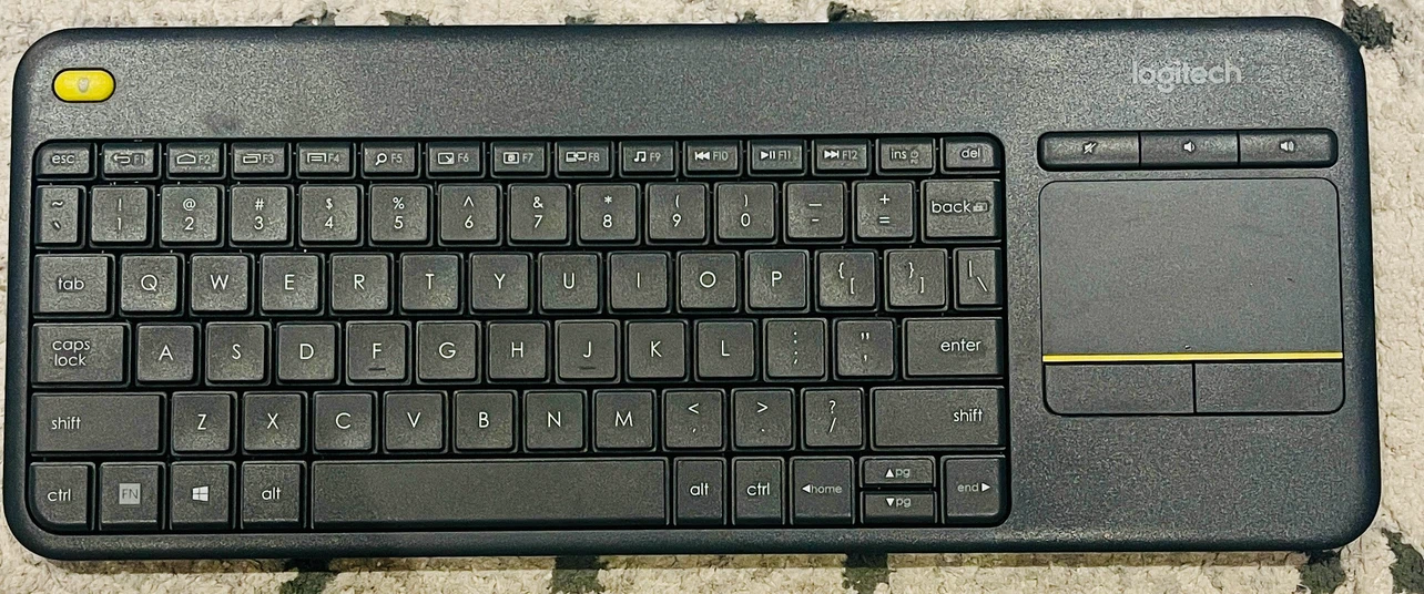 Logitech Wireless Touch-Keyboard K400 Plus - Black
