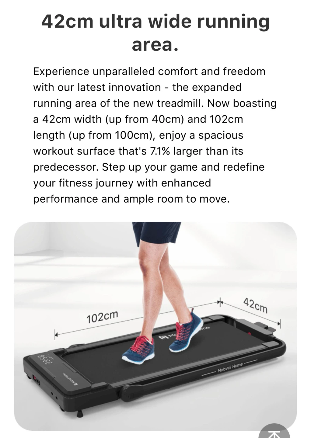 Mobvoi Home Treadmill Plus brand new sealed - photo 2