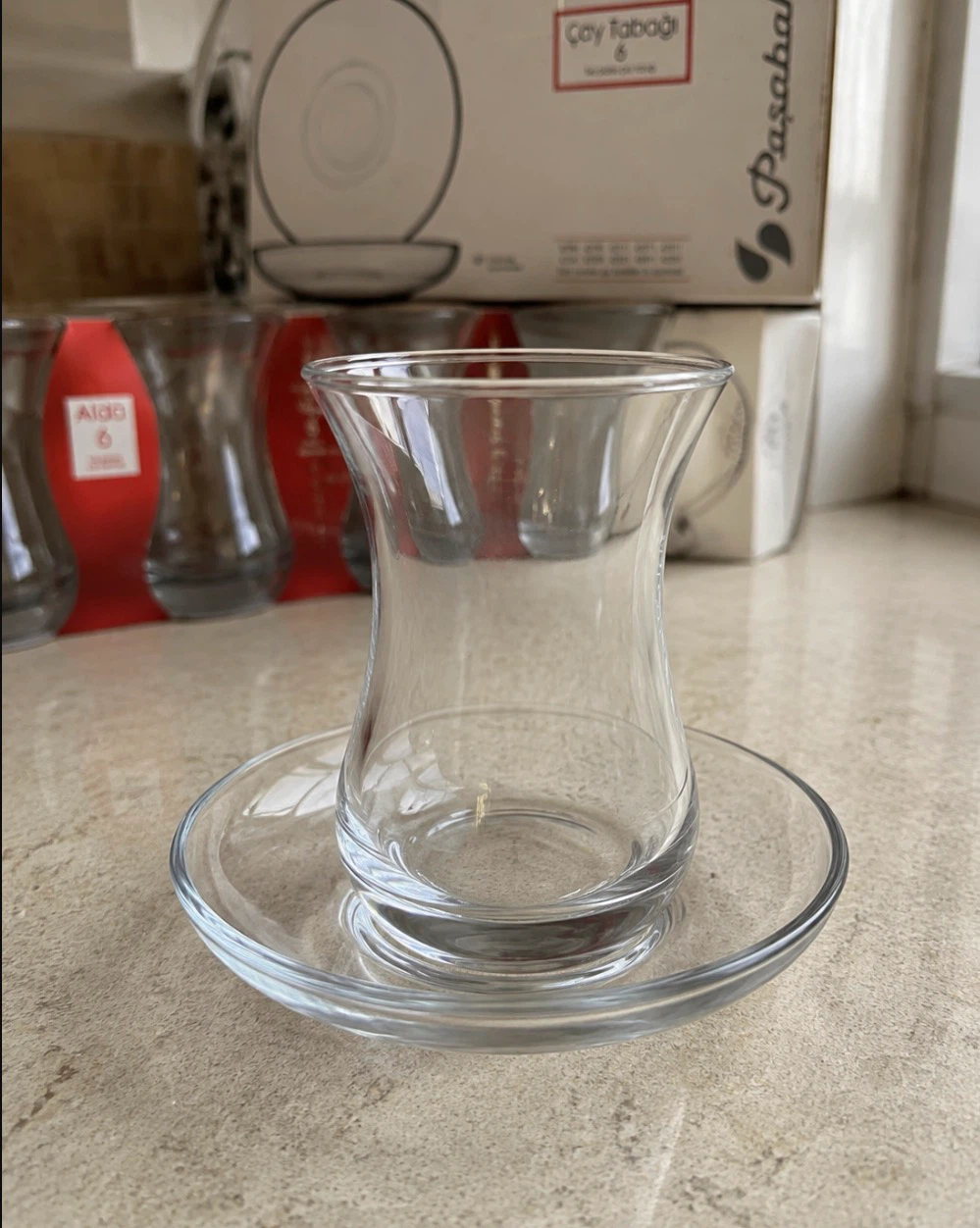 Vural Aida Tea Glasses and Saucers Set - 6 Count - photo 3