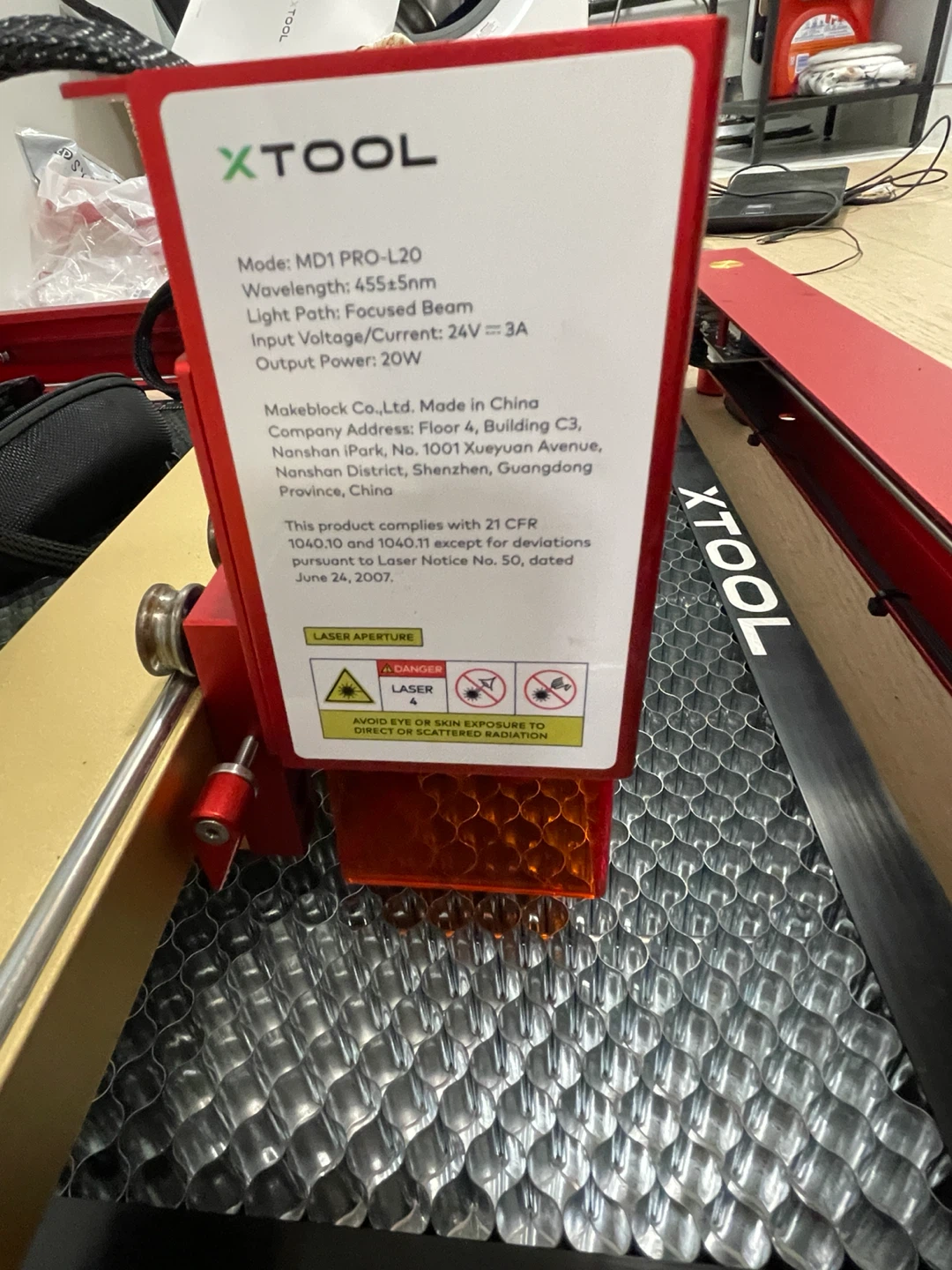 XTOOL D1 Pro 20W Desktop Laser Engraver/Cutter - photo 2