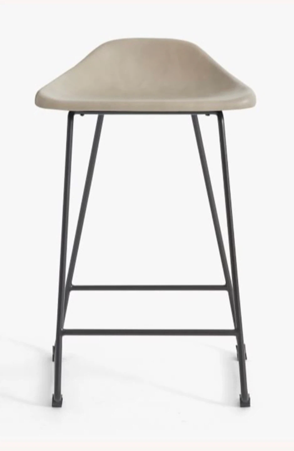 Pottery Barn Leather Stools (2) - photo 2