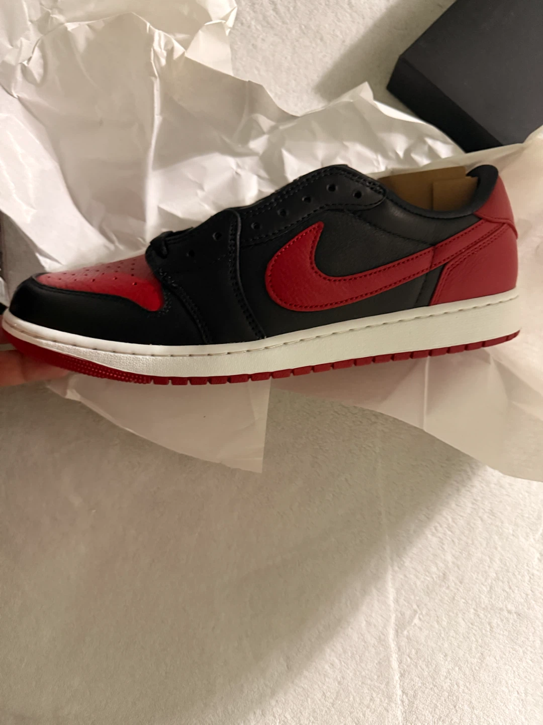Air Jordan 1 Retro Low OG Bred Sz 12 - photo 5