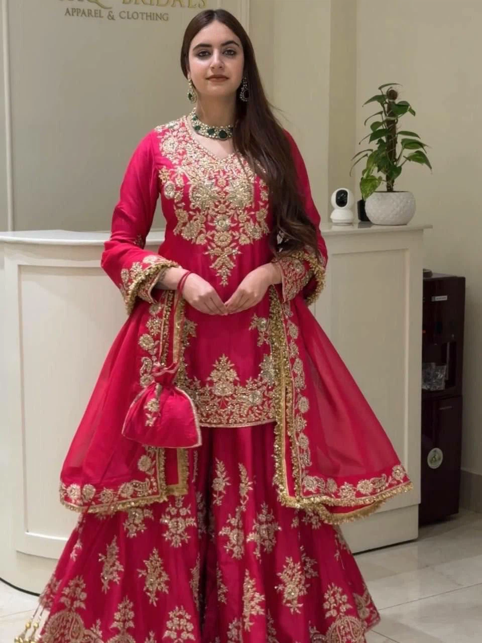 Women's Embroidered Kurti Skirt Set - photo 2