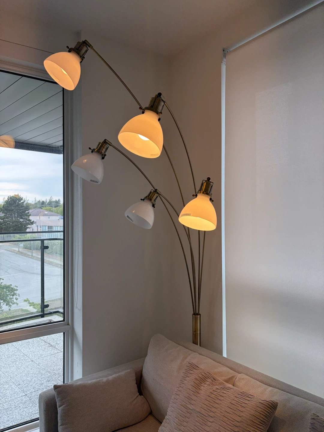 5-Light Arc Floor Lamp - photo 3