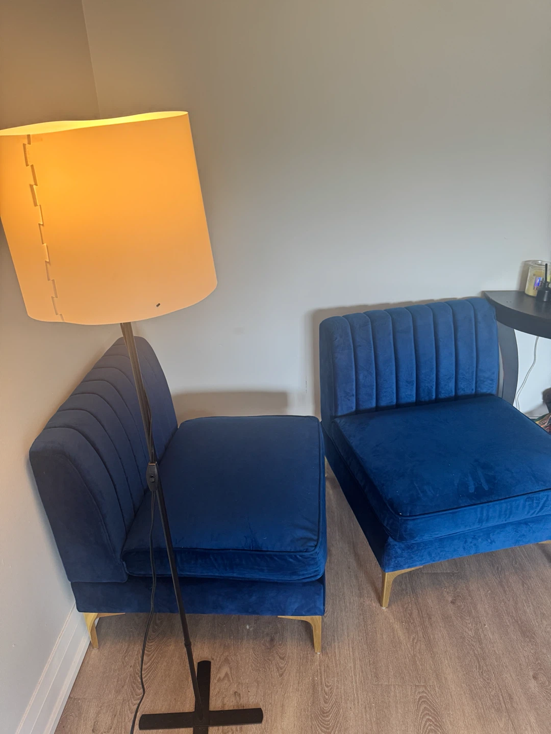 Velvet chairs