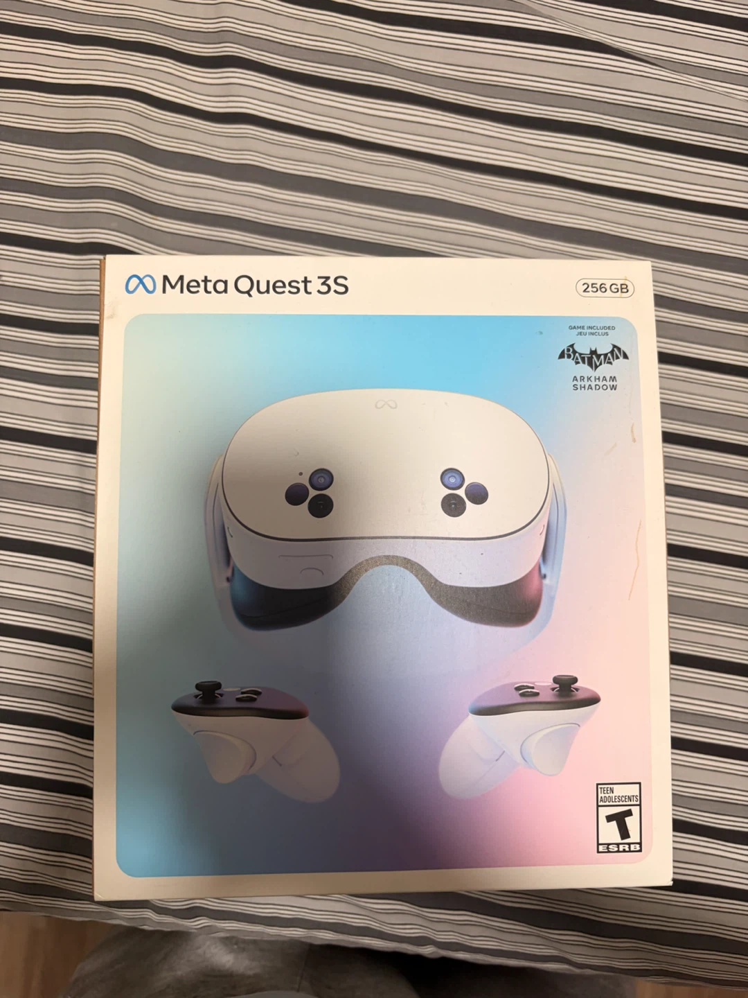 Meta Quest 3S 256GB VR Headset With Case And Batman