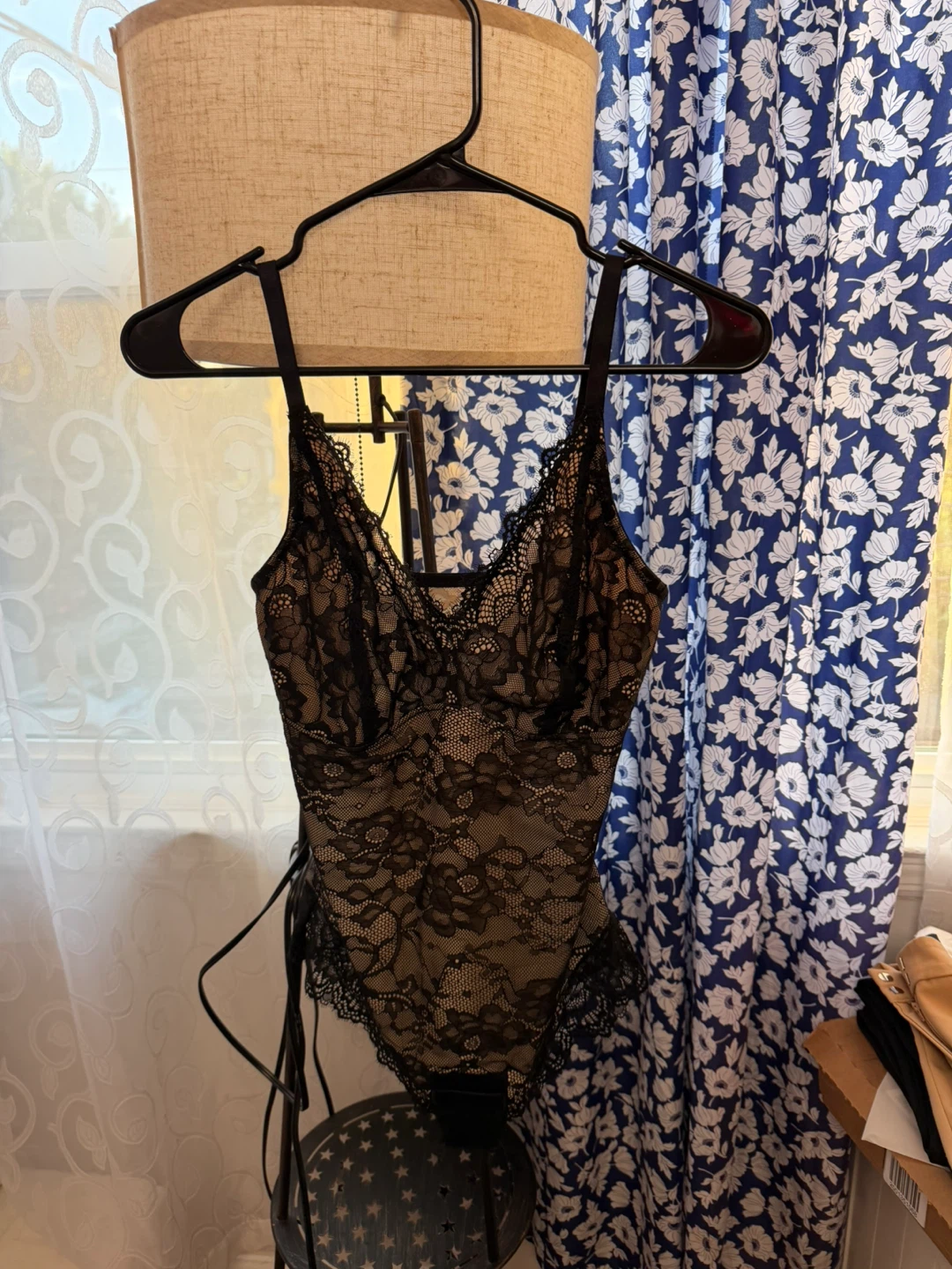 Women's Black Lace Teddy Bodysuit - photo 3