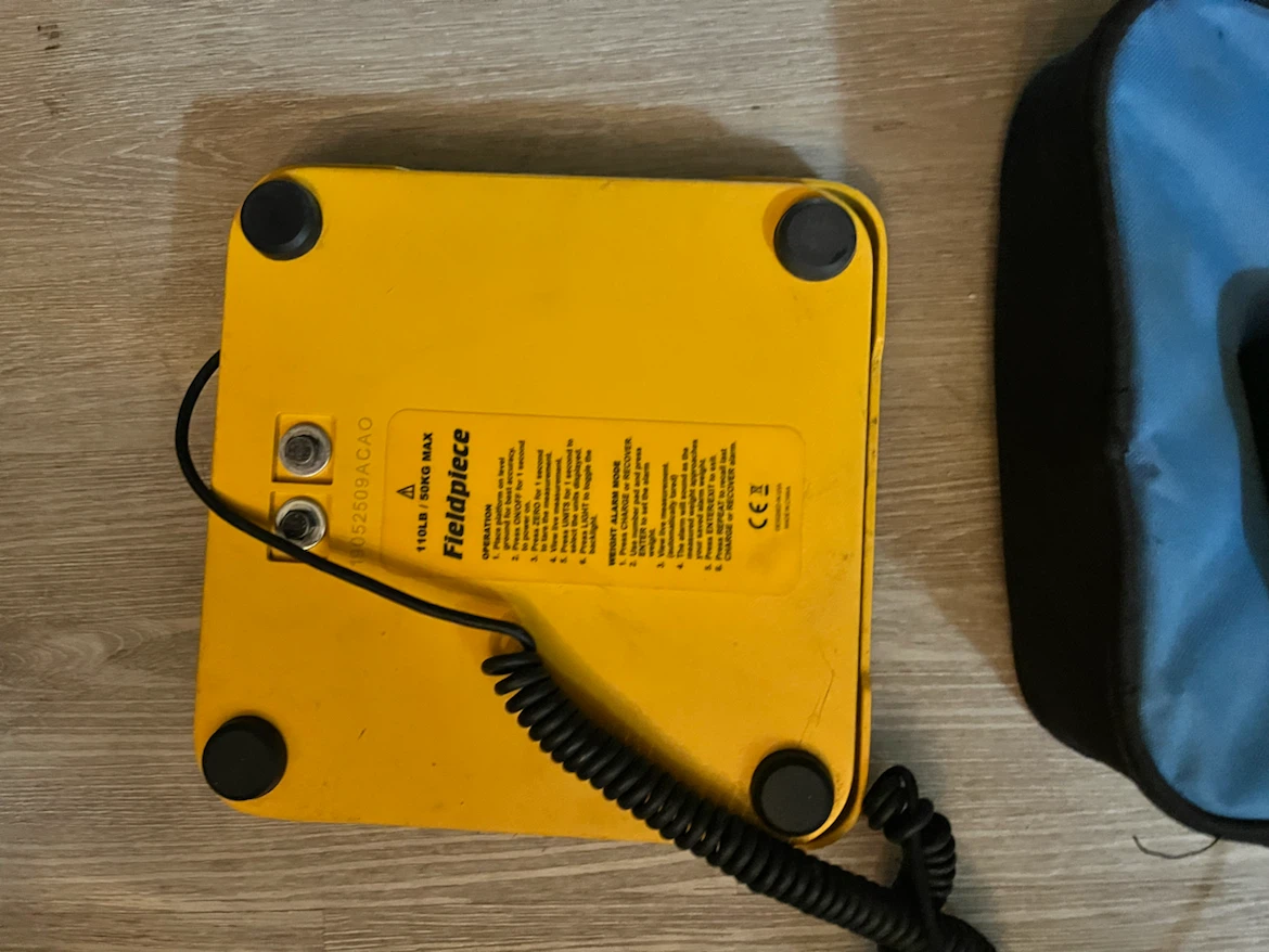 Fieldpiece Refrigerant Scale with Alarm - photo 4
