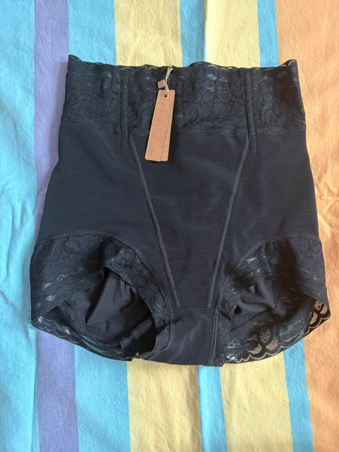 Shapewear High-Waisted Shorts - Black - Size S