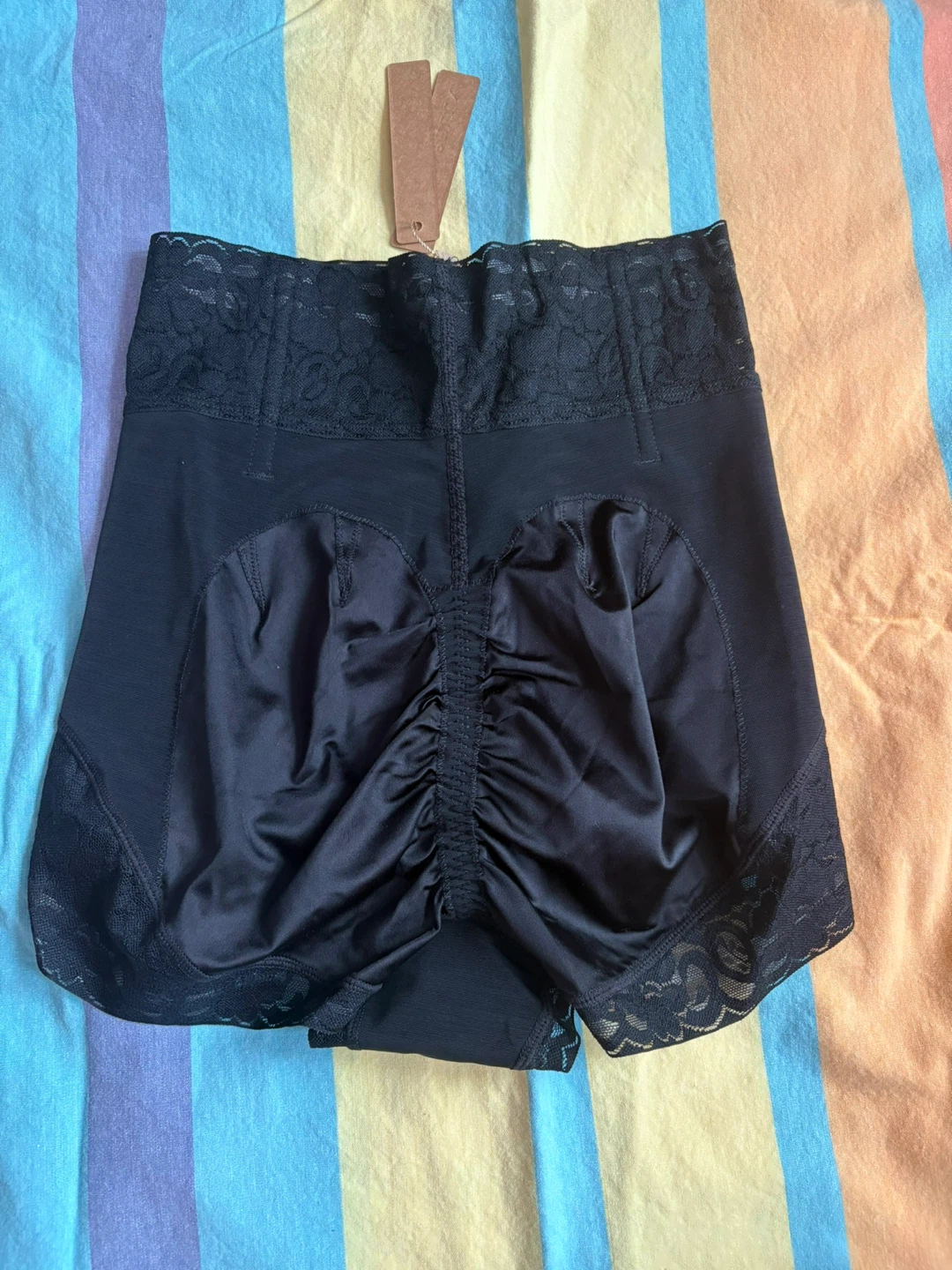 Shapewear High-Waisted Shorts - Black - Size S - photo 2