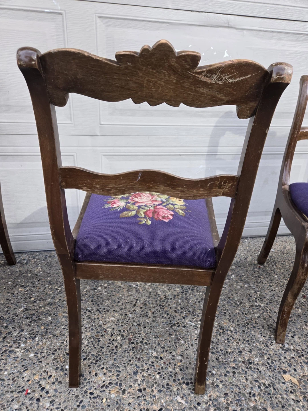 Victorian semiantique carved chairs - photo 3