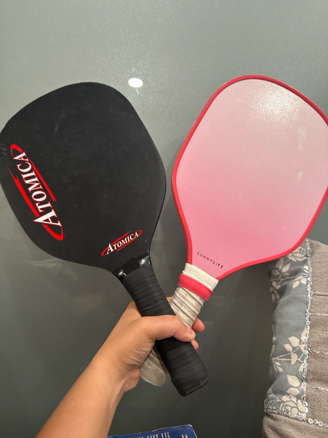 Atomics and Sunnylife Pickleball Paddles