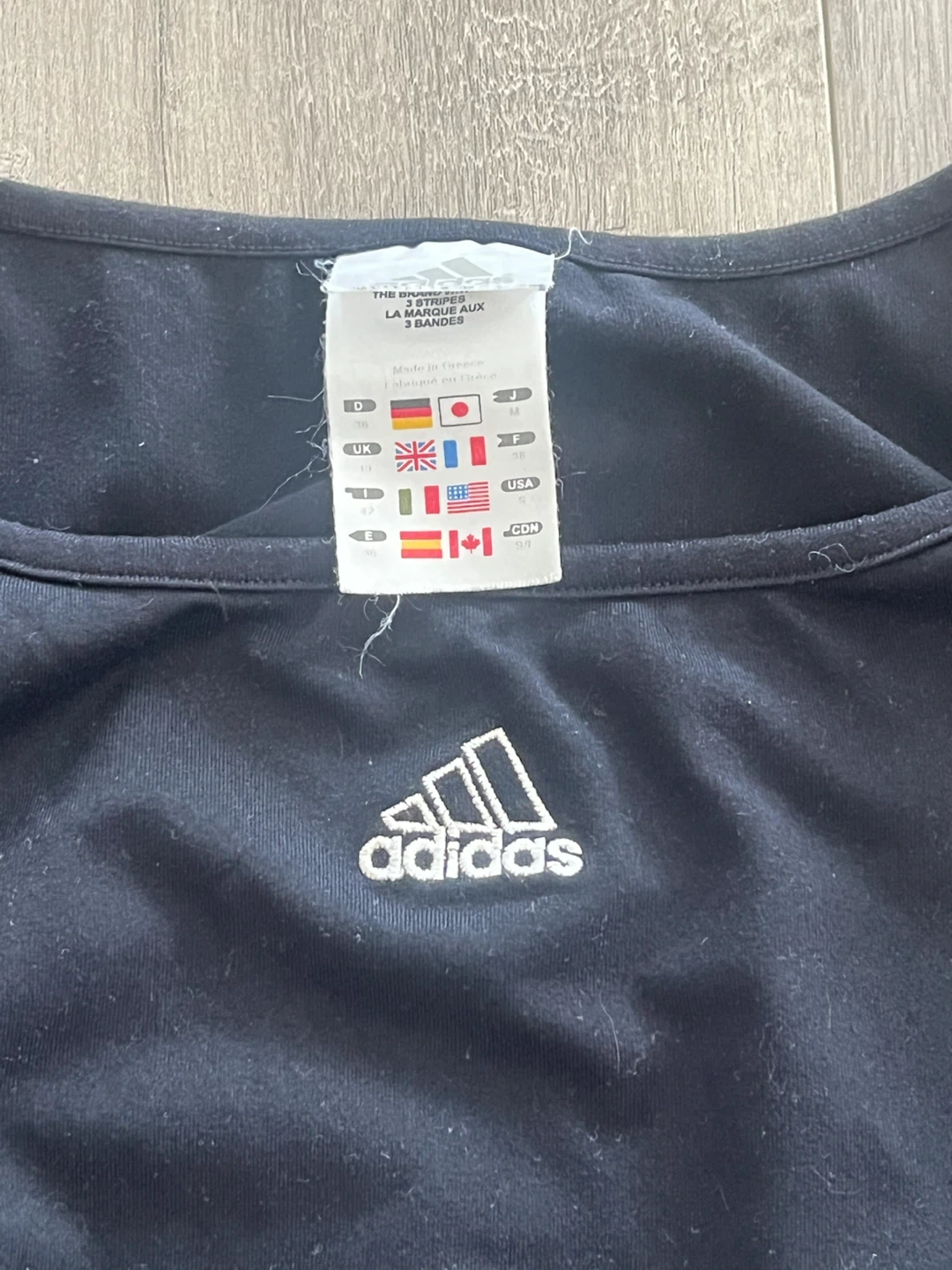 Black Adidas Crop Tank Top - photo 2