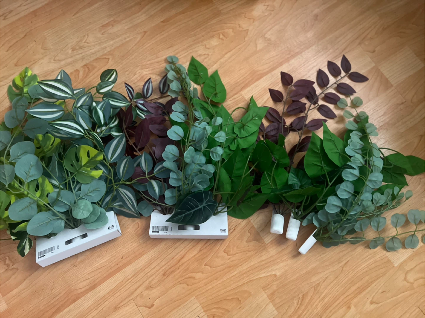 3 Sets IKEA FEJKA Artificial Hanging Plants