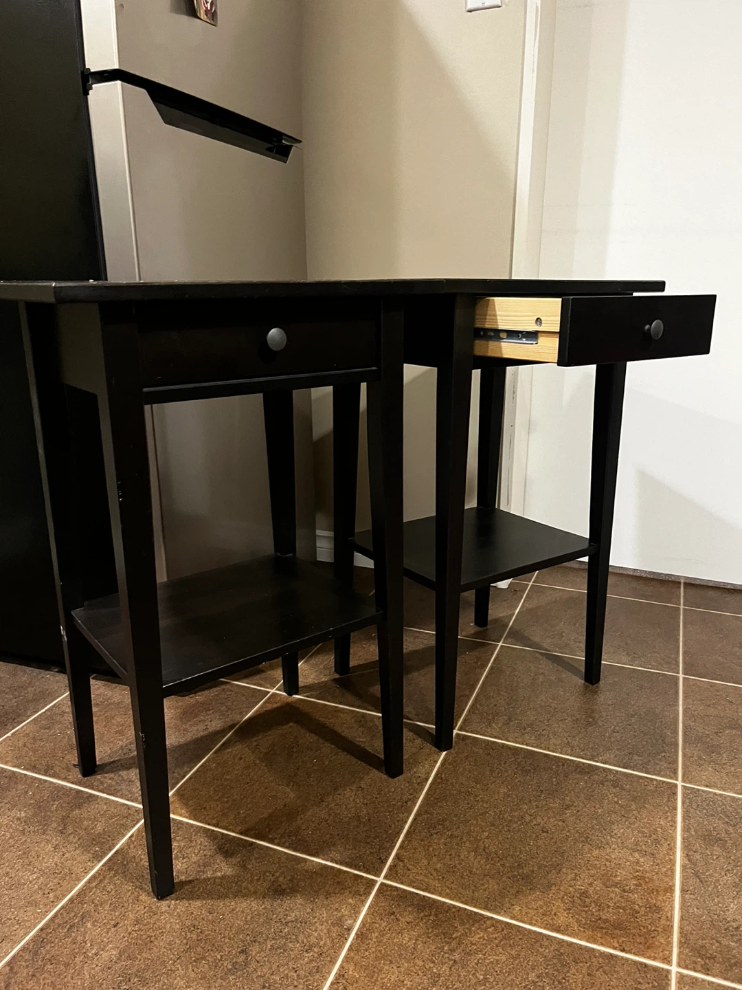 2 black night stand - photo 2
