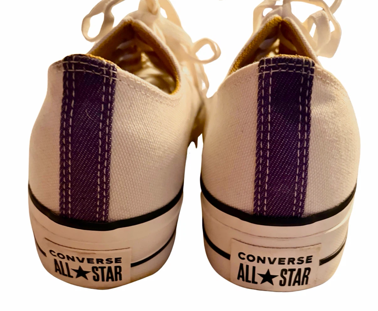 Converse Chuck Taylor ox platform trainers White - photo 3