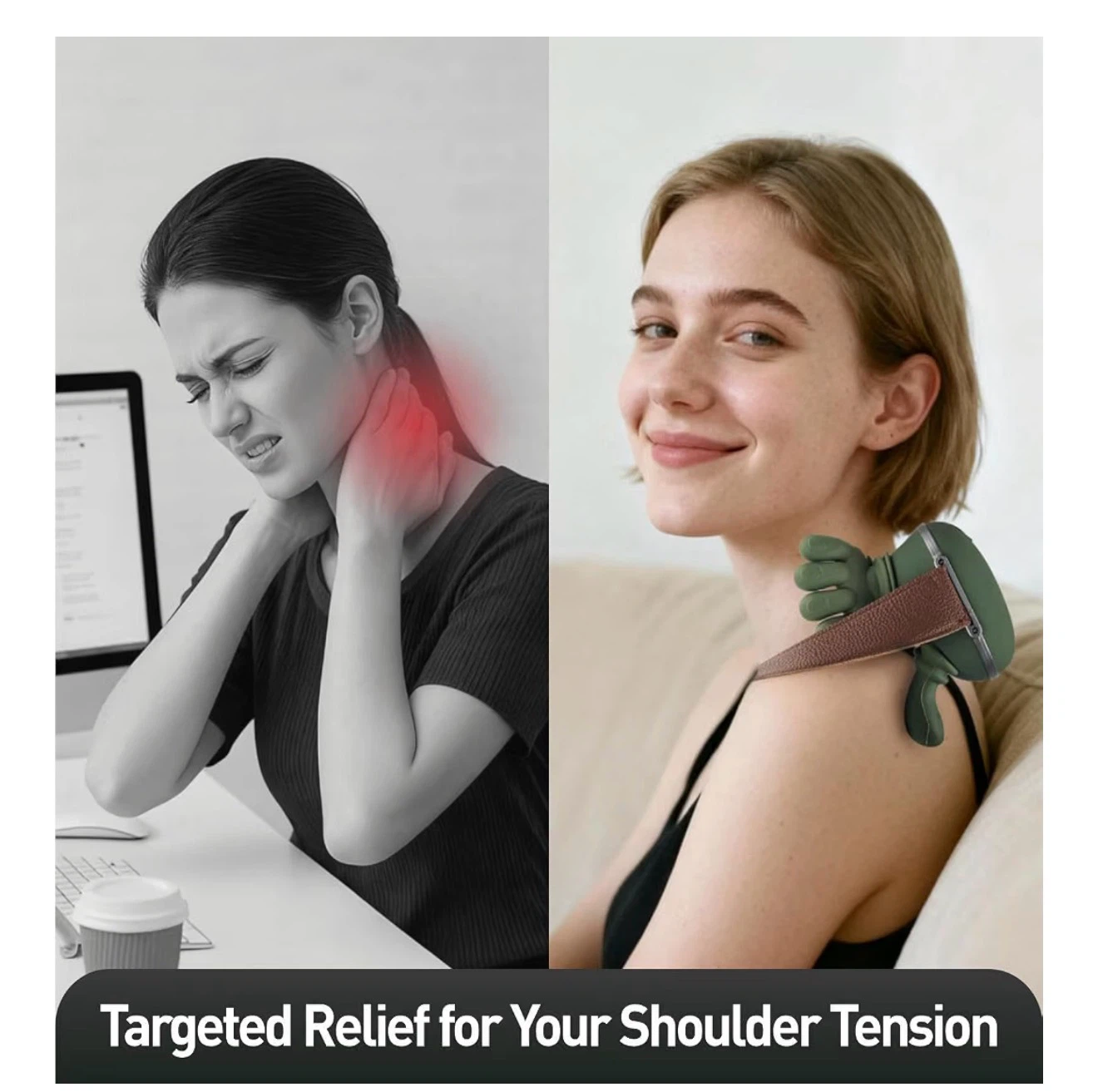 Massage Device for Neck and Shoulder Pain Relief - photo 3