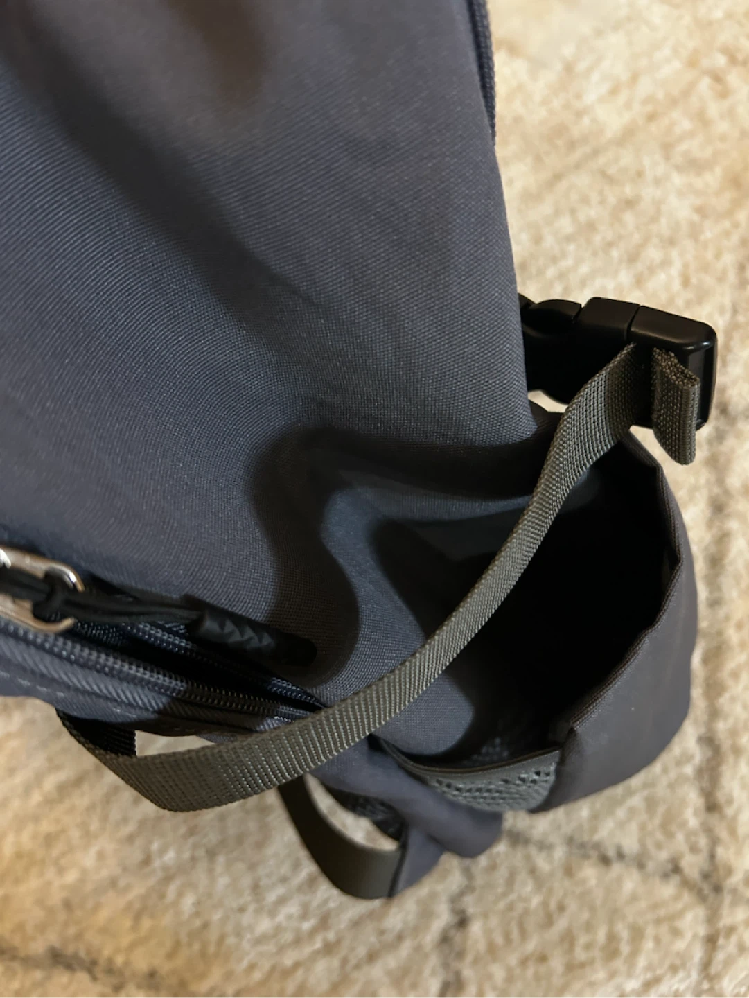 Grey Backpack with Padded Straps - photo 4