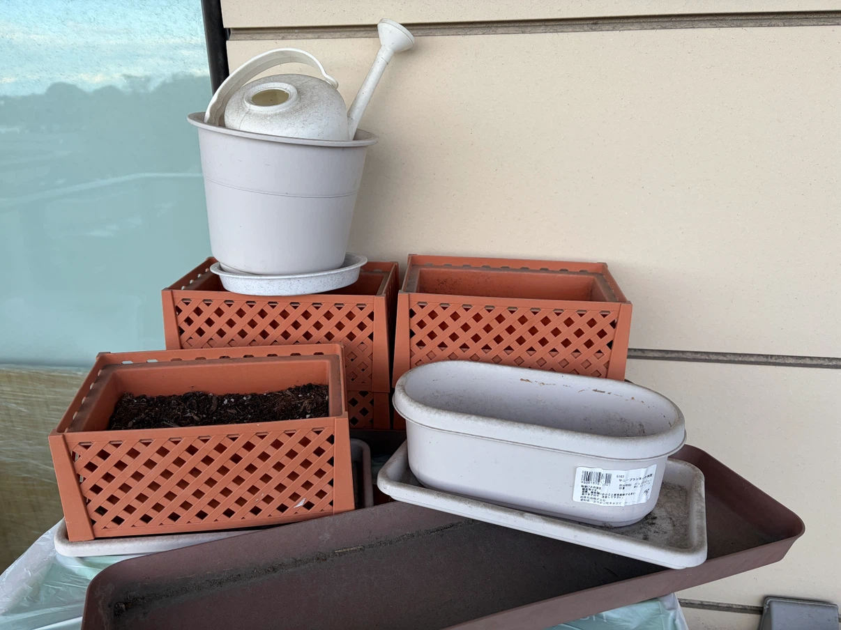 Gardening Planter Set with Watering Can