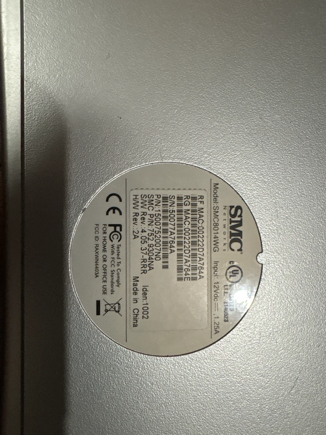 SMC Networks SMCB014W-G Broadband Wireless Gateway - photo 2