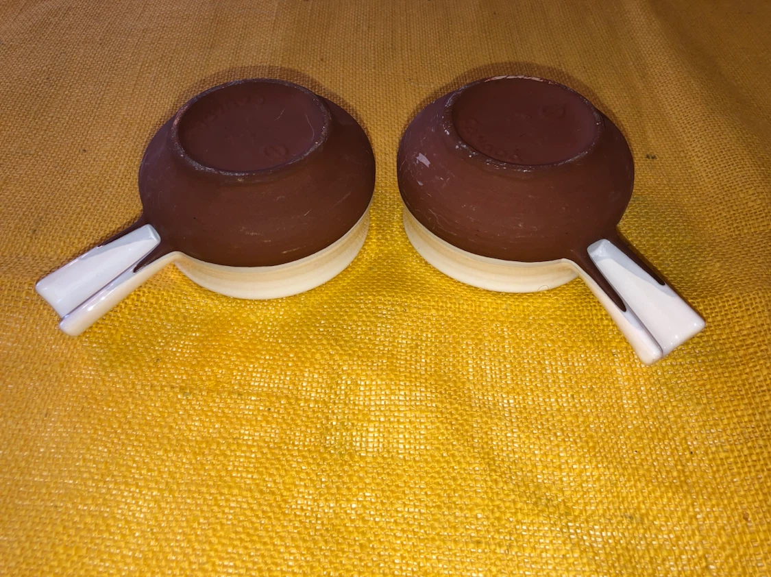 Set of 2 Ceramic French Onion Soup Crocks - photo 2