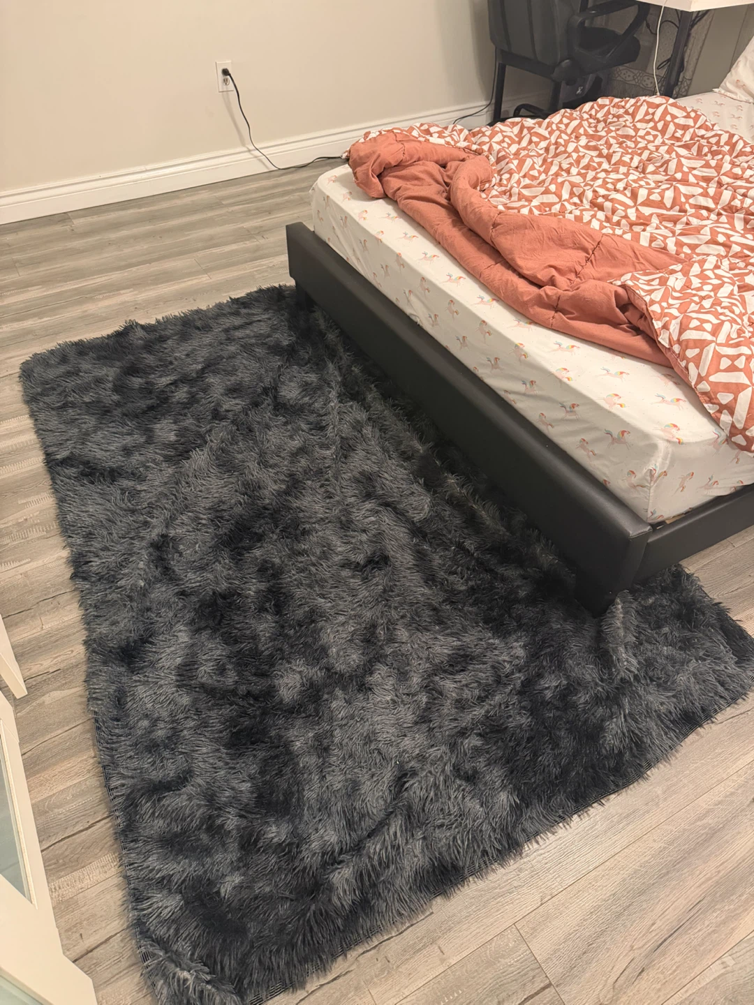 Grey Shag Rug