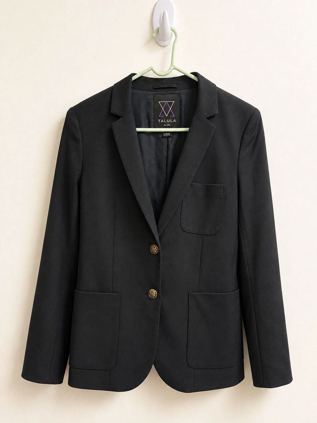 Talula Black Blazer - Size 4 (small)