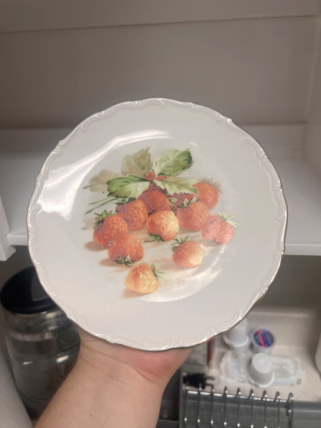 Fruit dessert plates