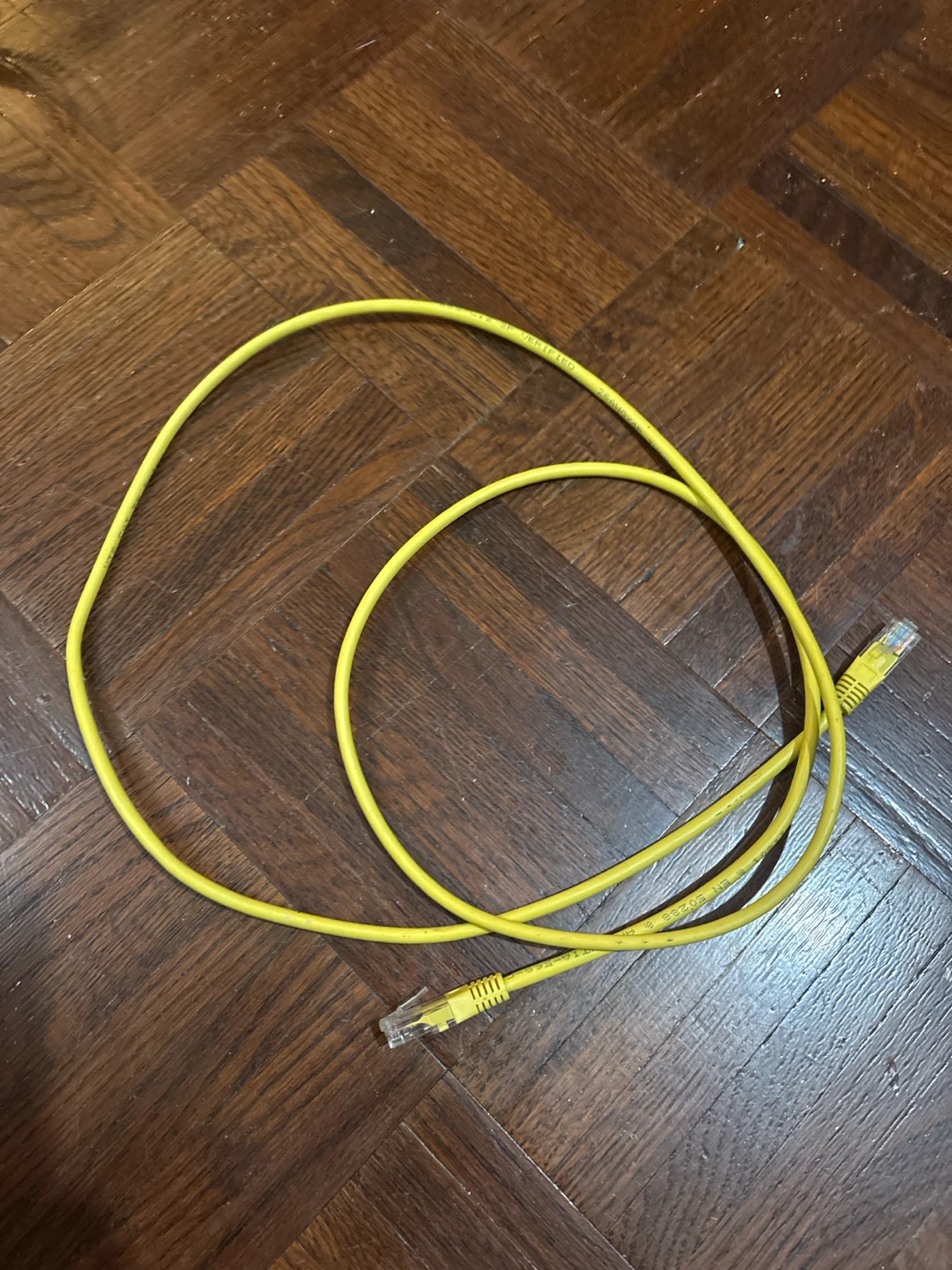 Yellow Ethernet Cable