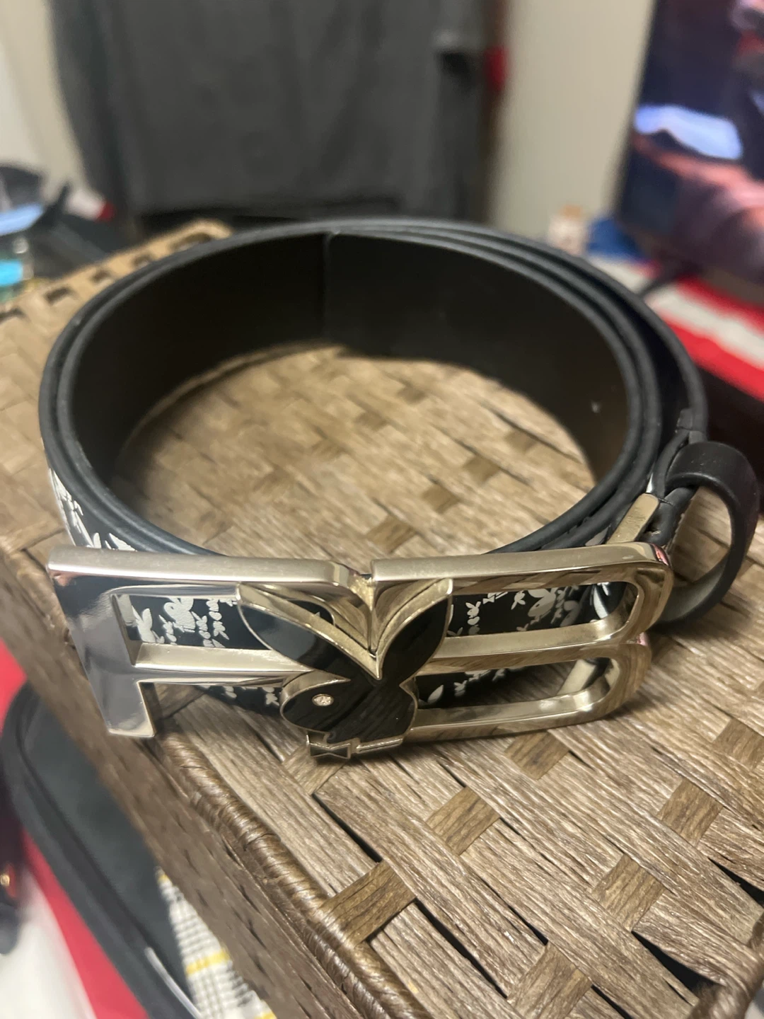 Playboy Belt with Buckle