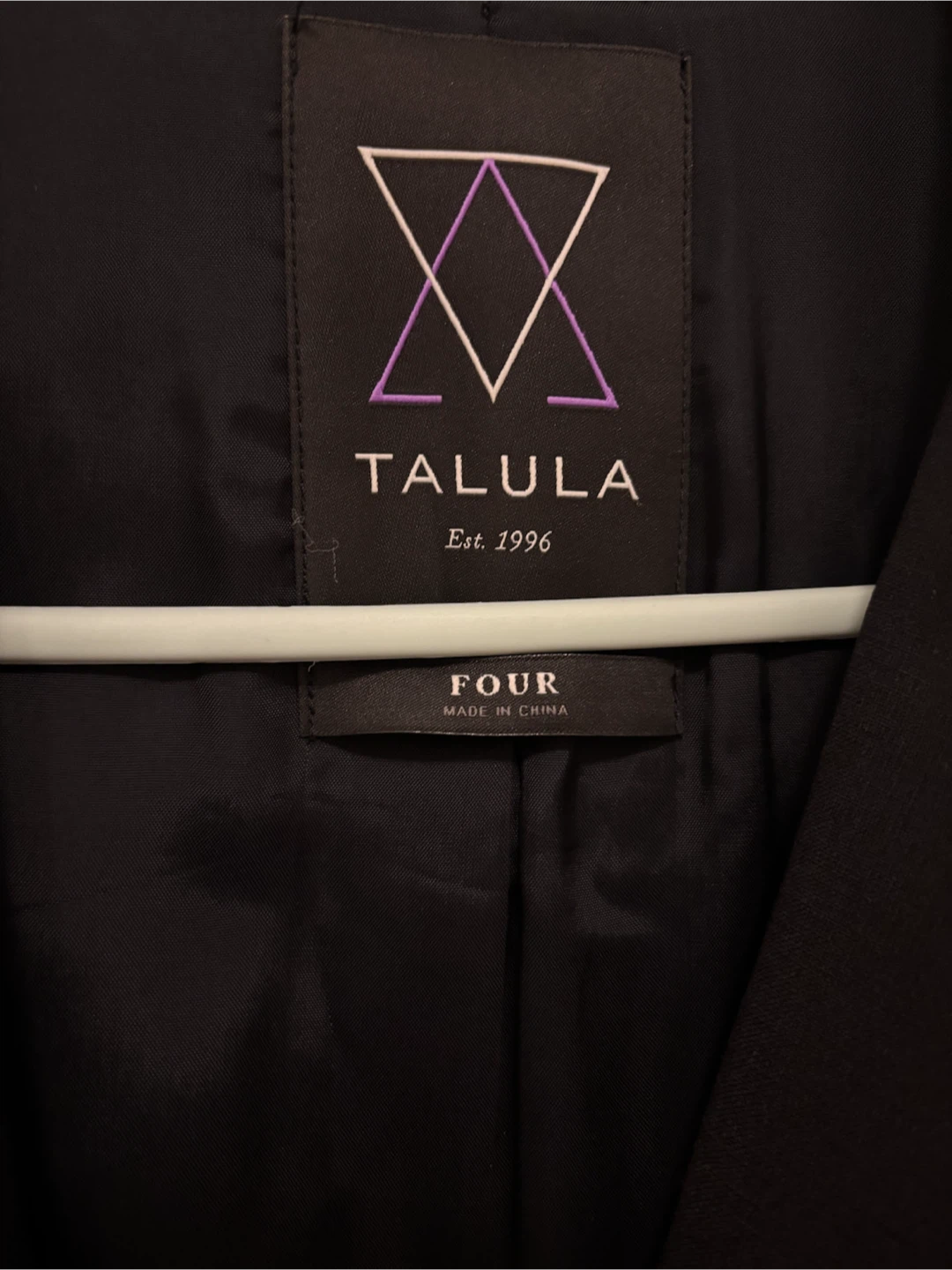 Talula Black Blazer - Size 4 (small) - photo 4