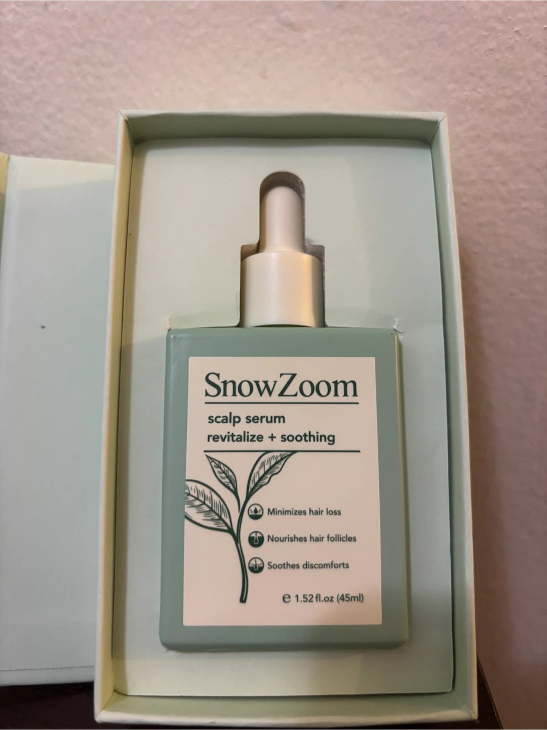 NEW-SnowZoom Scalp Serum Revitalize + Soothing 1.52 fl.oz (45ml)