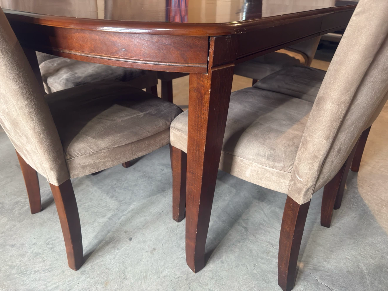 Wooden Dining Table with Chairs - photo 2