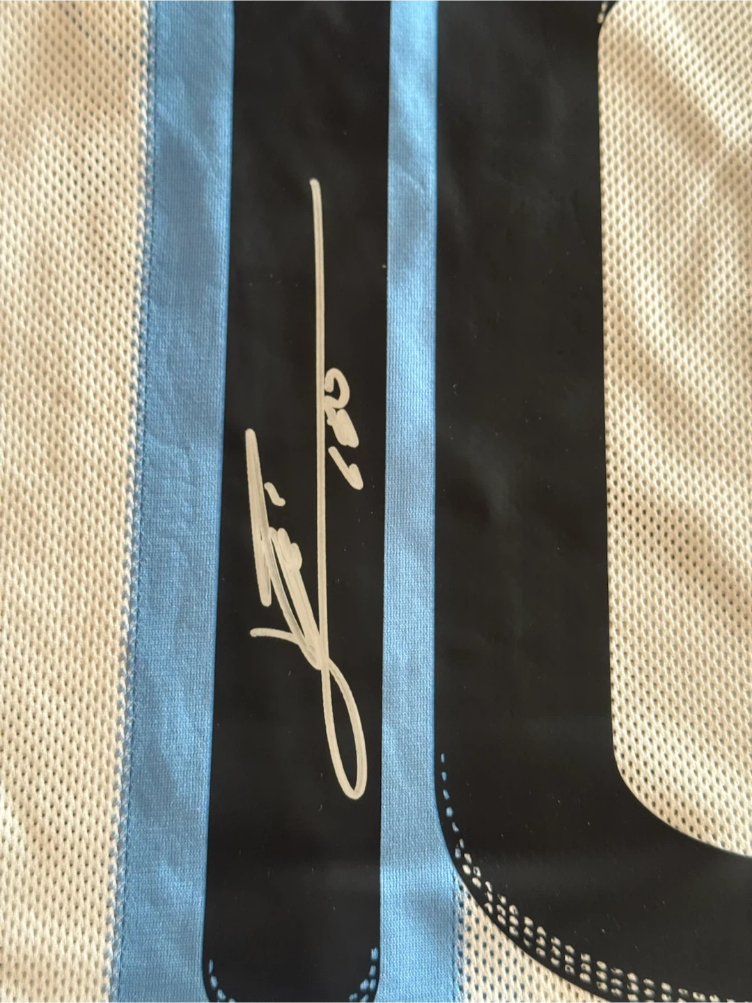 Autographed Messi Argentina 2010 FIFA World Cup Jersey - photo 2