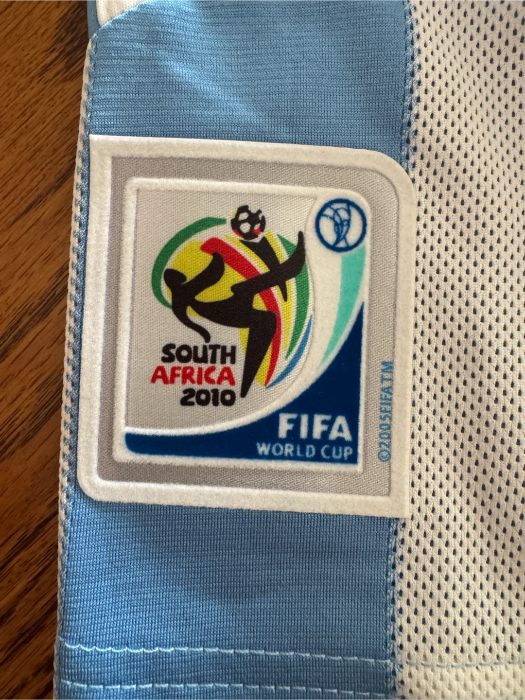 Autographed Messi Argentina 2010 FIFA World Cup Jersey - photo 5