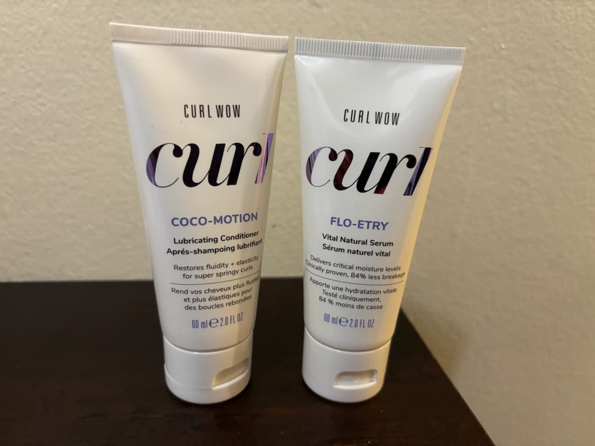 NEW- 2pcs-Curl Wow Coco- Conditioner & Natural Serum