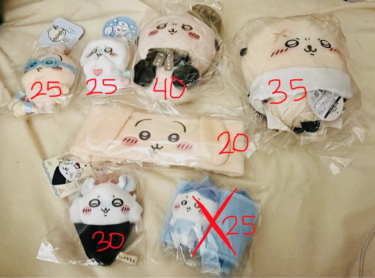 Chiikawa Usagi Momonga Rakko Plush Mascot Figure Blind Box