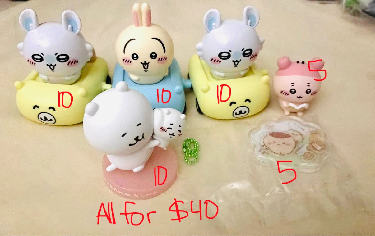 Chiikawa Usagi Momonga Rakko Plush Mascot Figure Blind Box - photo 2