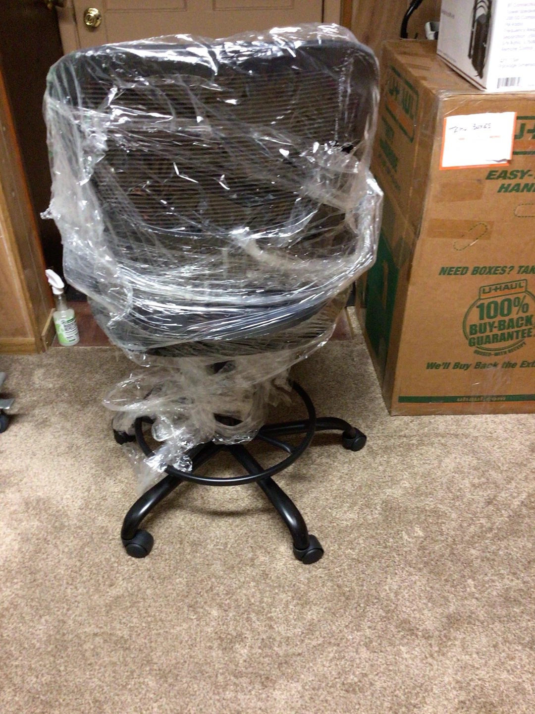 Black Office Chair: barstool height - photo 2