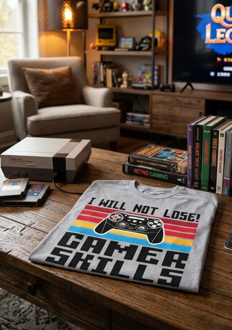 Grey Gamer Skills T-Shirt child size L - photo 2