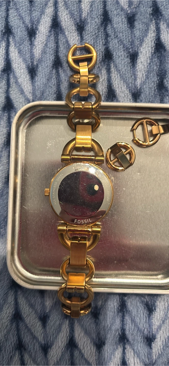 Fossil Women's Rose Gold Tone Watch - photo 2