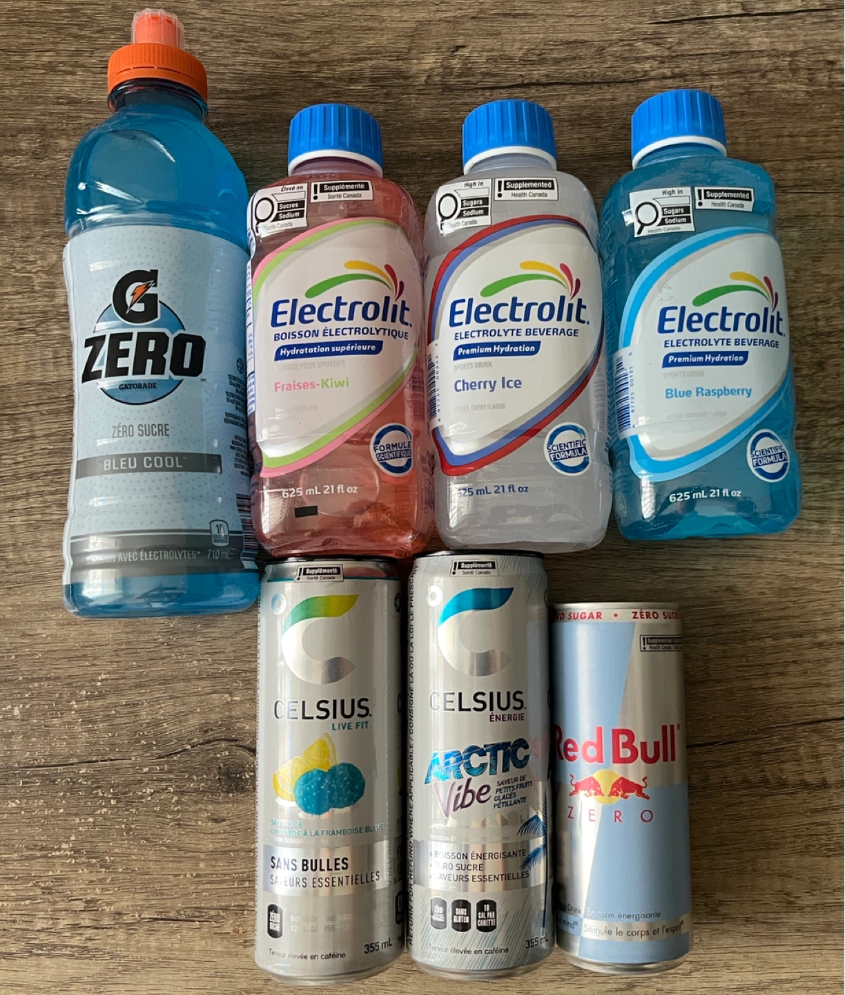 Hydration & Sugar-Free Energy Drinks ($2 EACH)