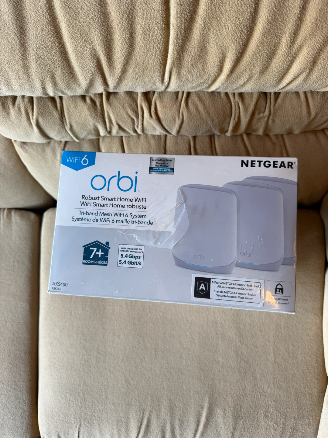 Netgear Orbi WiFi 6 Mesh System AX5400