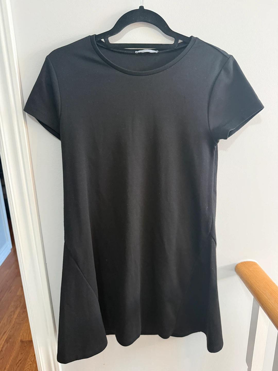 Zara Trafaluc Black T-Shirt Dress 2 for $10 (Size M) - photo 2